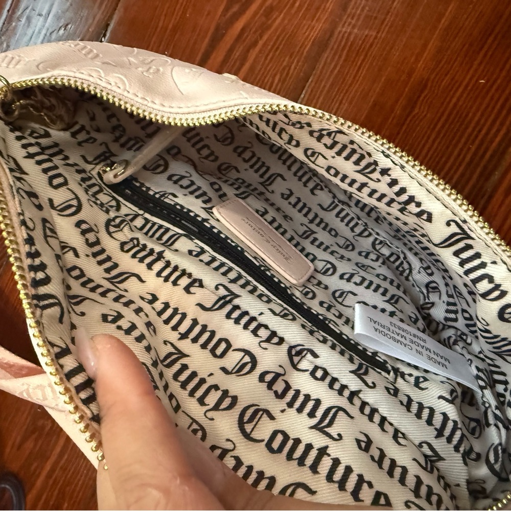Juicy Couture Embossed Pink Clutch